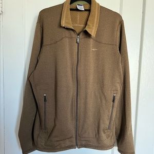 Patagonia Lightweight Brown Mesh/Fleece Zip Up Men